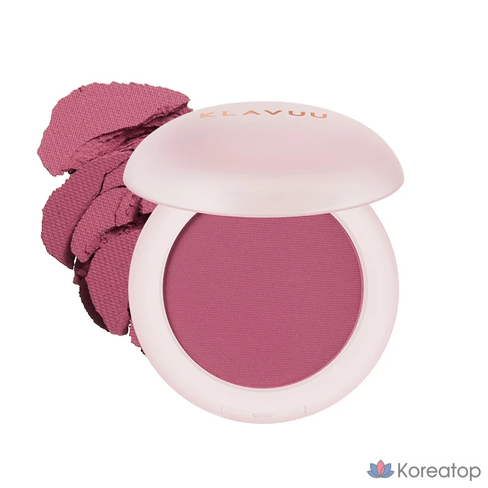 Пудра-румяна Klavuu Natural Powder Blusher, оттенок Twilight Plum, 4.5 г, 1 шт.