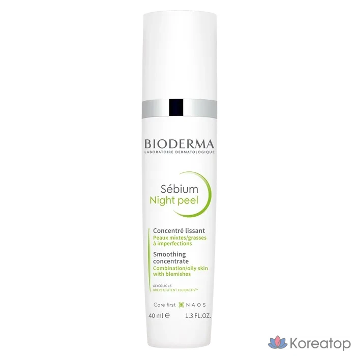 Пилинг Bioderma Sebium Night Peeling Serum, 40 мл, 1 шт.