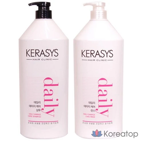 Уход за повреждениями от керасиса [Большая емкость]Шампунь+ополаскиватель 1,5 л Шампунь / ополаскиватель, 3 л, 1 шт