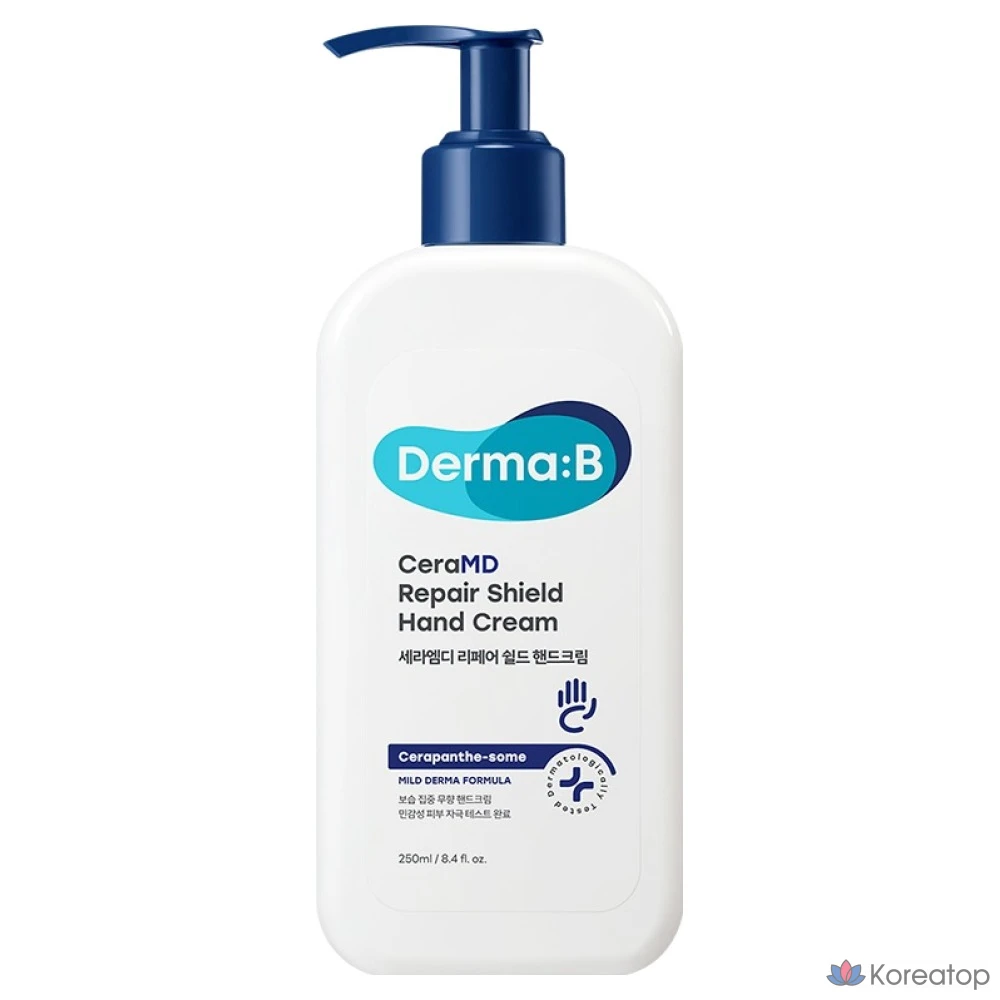 Крем для рук DERMA:B Cera MD Repair Shield Hand Cream, 250 мл, 1 шт.