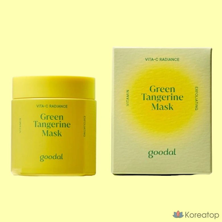 Смываемая маска для лица Goodal Green Tangerine Vita C, 1 упаковка