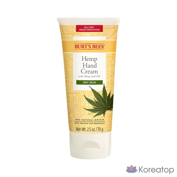 Крем для рук Burt's Bees с конопляным маслом, 70 г, 1 шт.