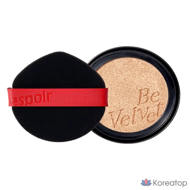 Сменный блок для тонального крема Espoir Pro Tailor Be Velvet Cover New Class Cushion Foundation, 13 г, № 3, лепестки, 1 шт.