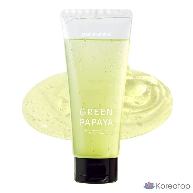 Очищающее средство Shy Shy Shy Green Papaya с pH-балансом, 1 шт., 150 мл