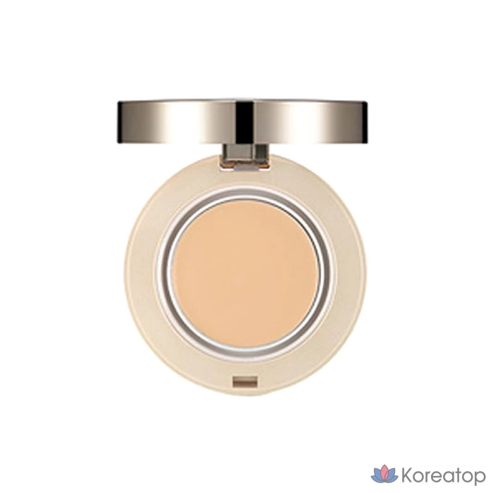 Компактная пудра The Face Shop Gold Collagen Ampoule Two-Way Pact SPF30 PA+++, оттенок N203 Natural Beige, 1 шт.