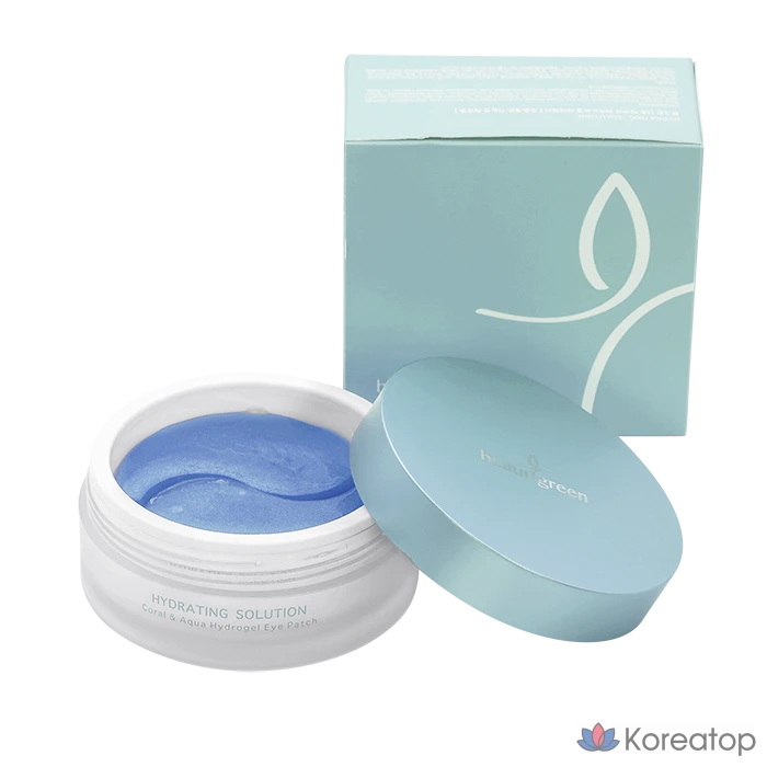 Патчи для глаз Beauugreen Coral Aqua Hydrogel Eye Patch, 60 шт.