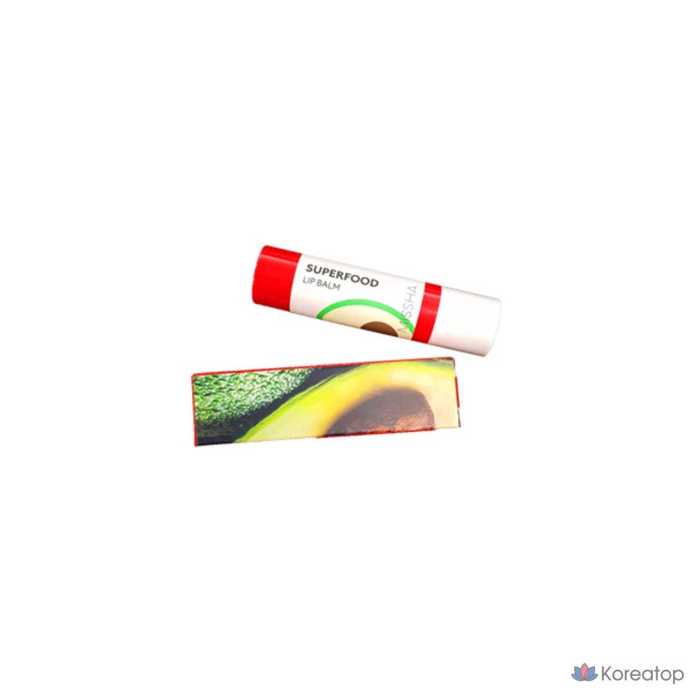 Бальзам для губ Missha Superfood Avocado Lip Balm, 3.2 г, 1 шт.