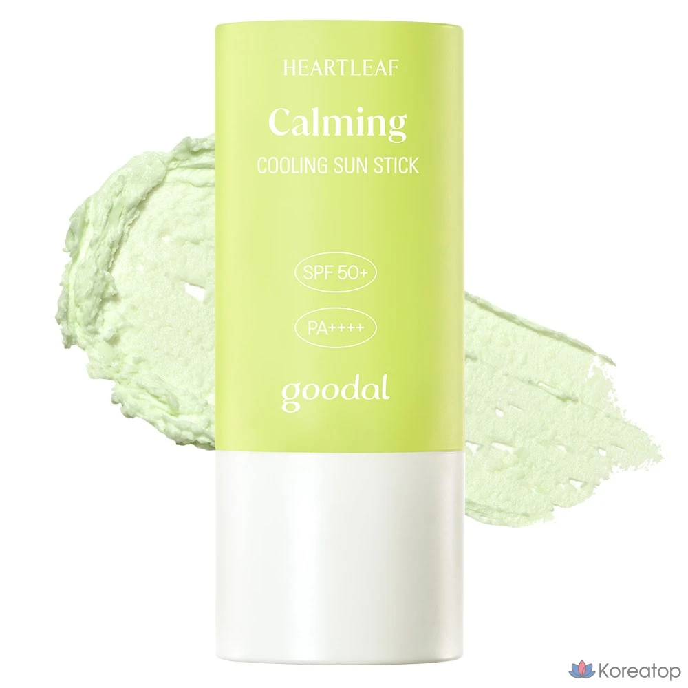 Солнцезащитный стик Goodal Clear Houttuynia Cordata с успокаивающим и охлаждающим эффектом, SPF50+/PA++++, 19 г, 1 шт.