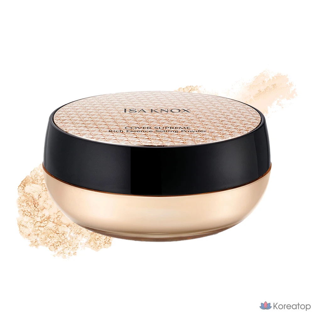 Пудра для фиксации макияжа Isa Knox Cover Supreme Rich Essence Setting Powder, 30 г, № 21, светло-бежевый, 1 шт.
