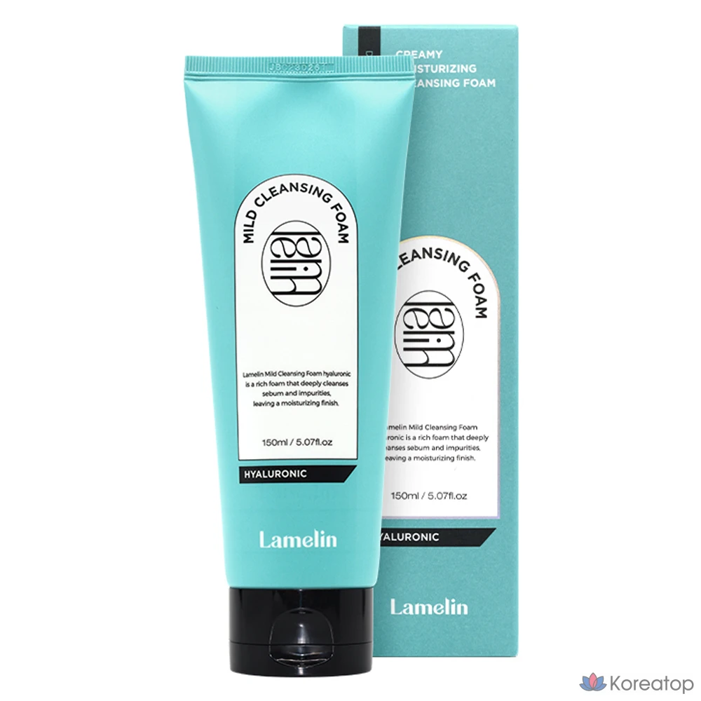 Очищающая пенка Lamelin с мягкой гиалуроновой кислотой, 1 шт., 150 мл