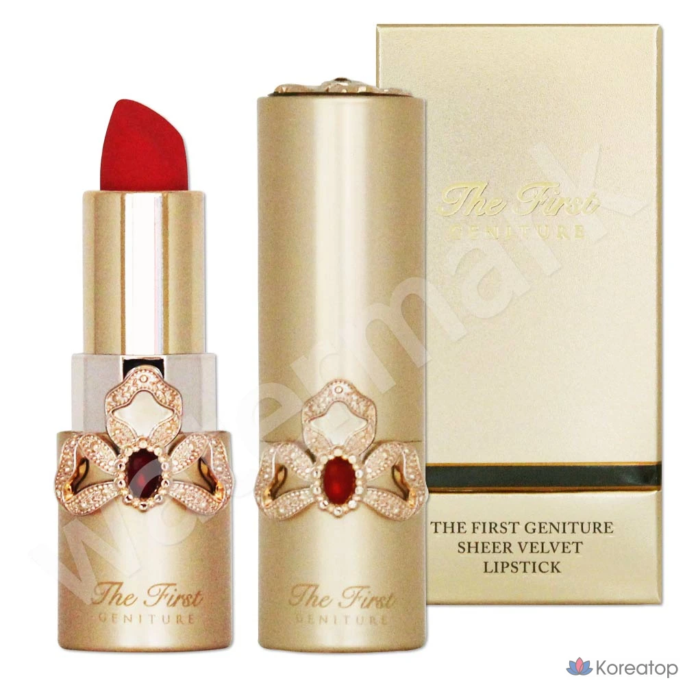 Помада Ohui The First Genature Sheer Velvet Lipstick, 3,8 г, 1 шт.