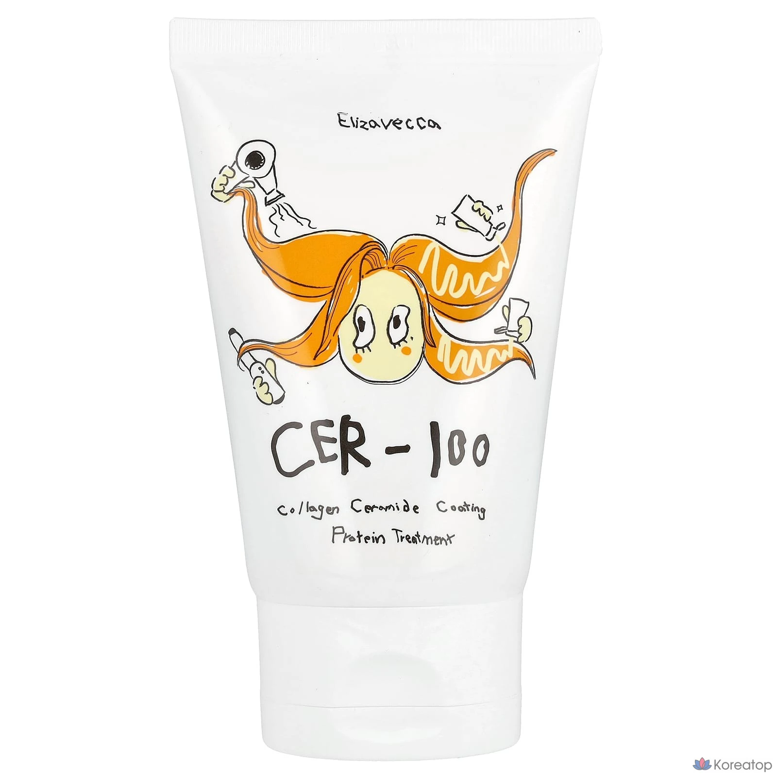 Протеиновый тритмент Elizavecca CER-100 Collagen Ceramide Coating Protein Treatment, 100 мл, 1 шт.