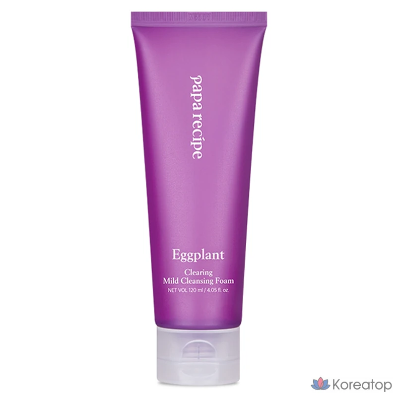 Очищающая пенка Papa Recipe Eggplant Clearing Mild Cleansing Foam, 120 мл, 1 шт.