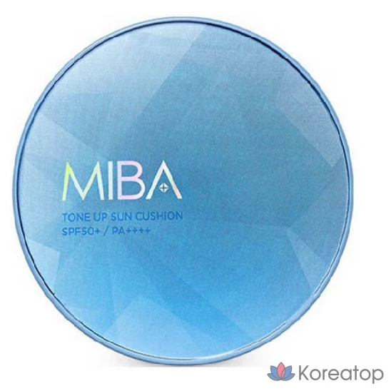 Miba Ion Calcium Calamine Tone-Up Essence Royal Sun Cushion SPF50+ PA++++, 25 г, 1 шт.