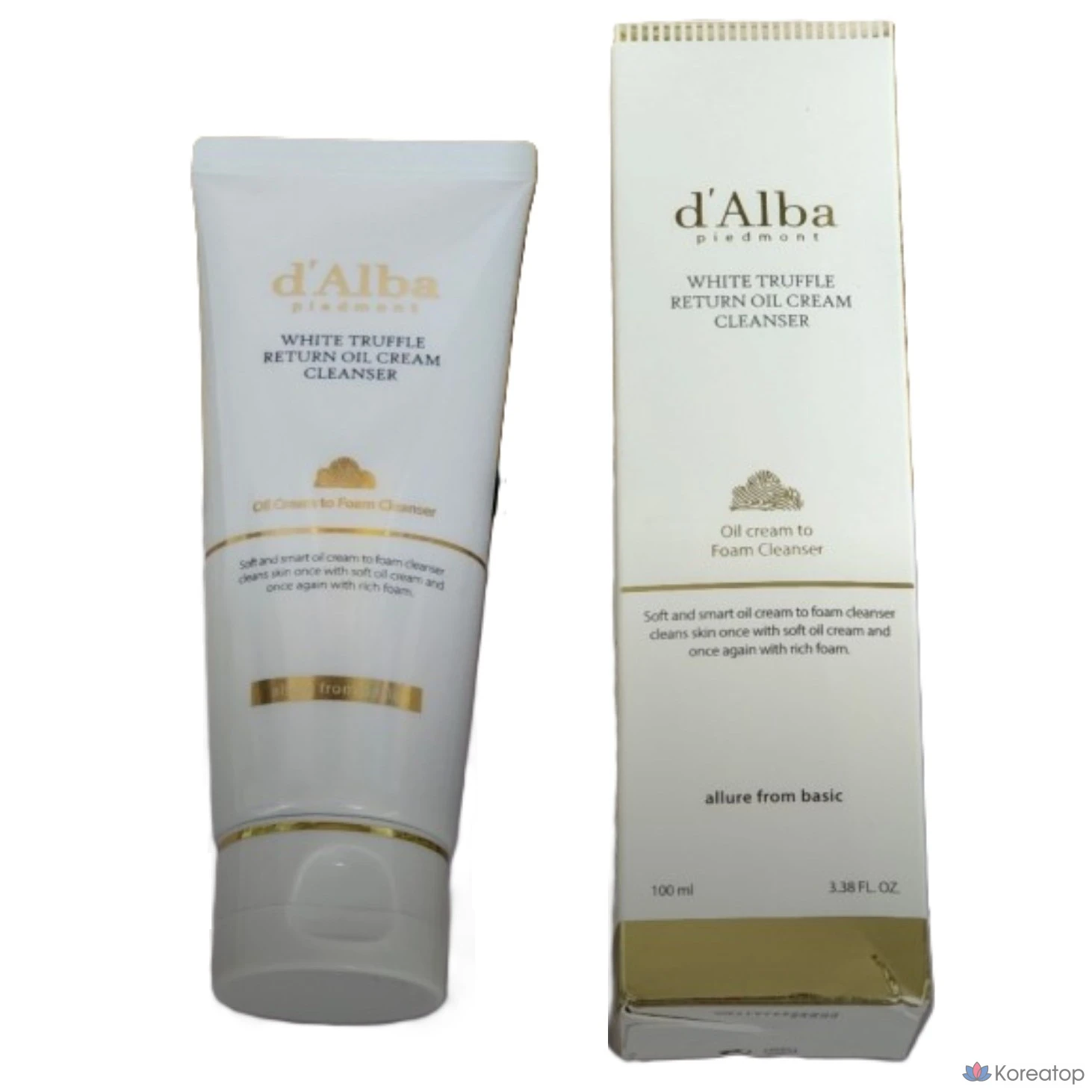 Очищающий крем-гель для лица d'Alba White Truffle Return Oil Cream Cleanser, тюбик, 100 мл, 1 шт.