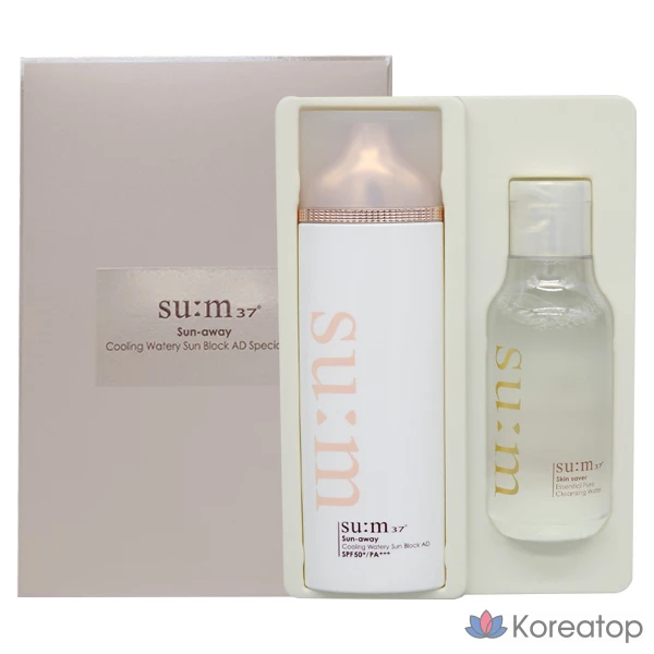 Солнцезащитный крем SU:M37 Sun Away Cooling Watery Sunblock AD, 100 мл, 1 шт.