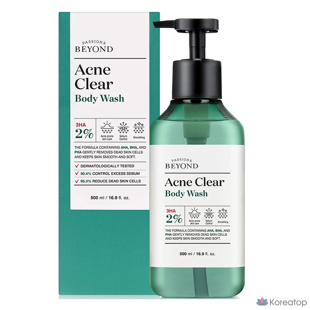 Очищающий гель для душа BEYOND Acne Clear Body Wash, 500 мл, 1 шт.