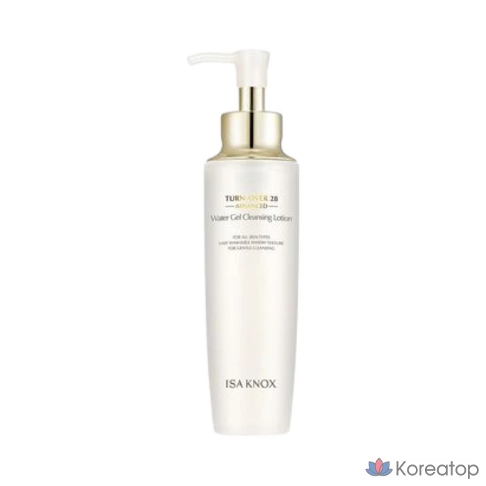 Очищающий гель-лосьон Isa Knox Turn Over 28 Days Advanced Water Gel Cleansing Lotion, 180 мл, 1 шт.