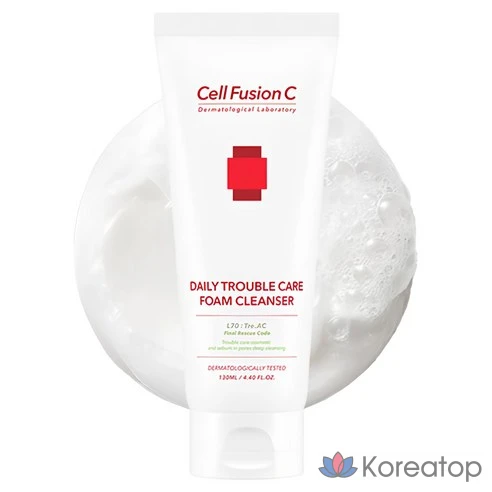 Очищающая пенка для проблемной кожи Cellfusion C Triac Daily Trouble Care