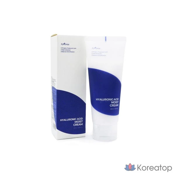 Увлажняющий крем Basic Moisturizing Isntree с гиалуроновой кислотой, 100 мл, для нормальной и сухой кожи.