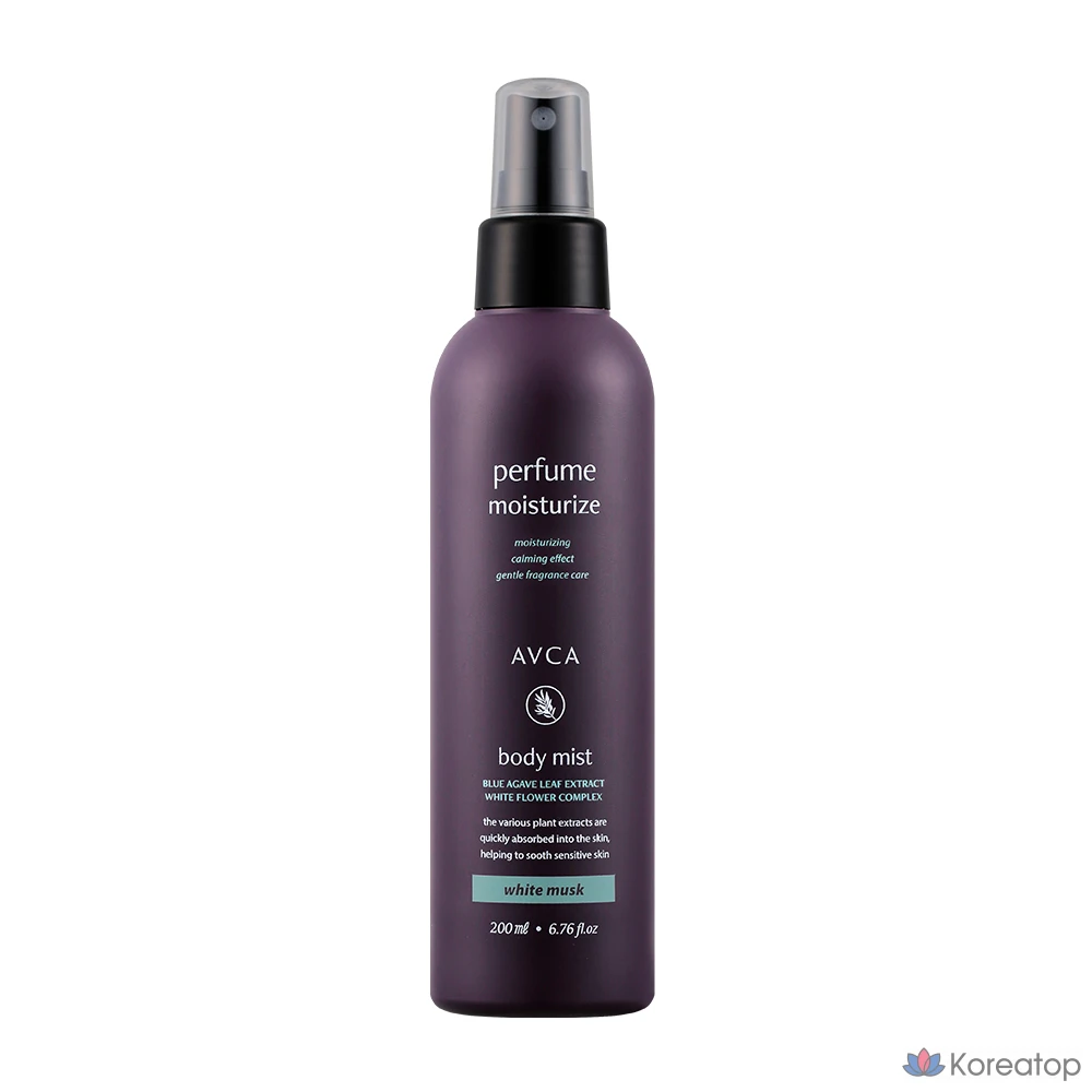 Парфюмерный спрей для тела AVCA, аромат «Белый мускус», 1 шт., 200 мл