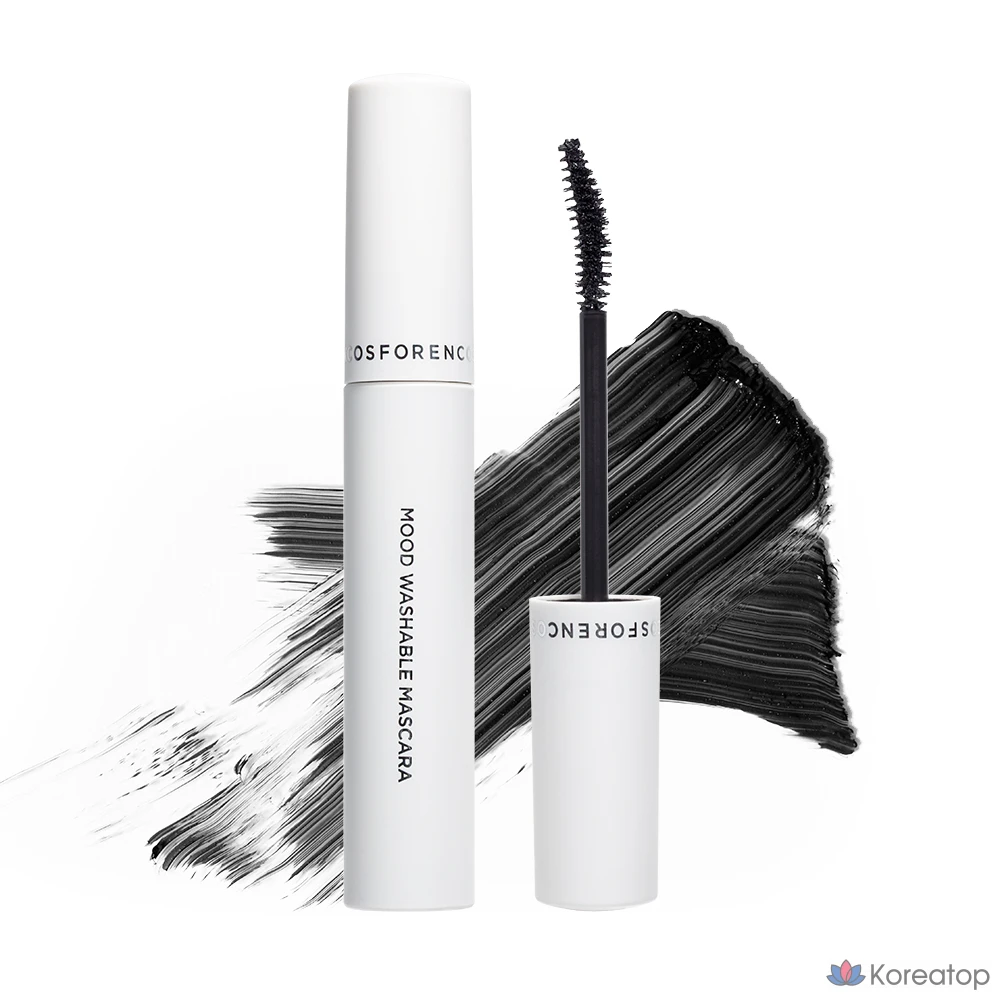 Тушь для ресниц Forencos Mood Washable Mascara Long &amp; Curl, 8 г, темно-черная, 1 шт.
