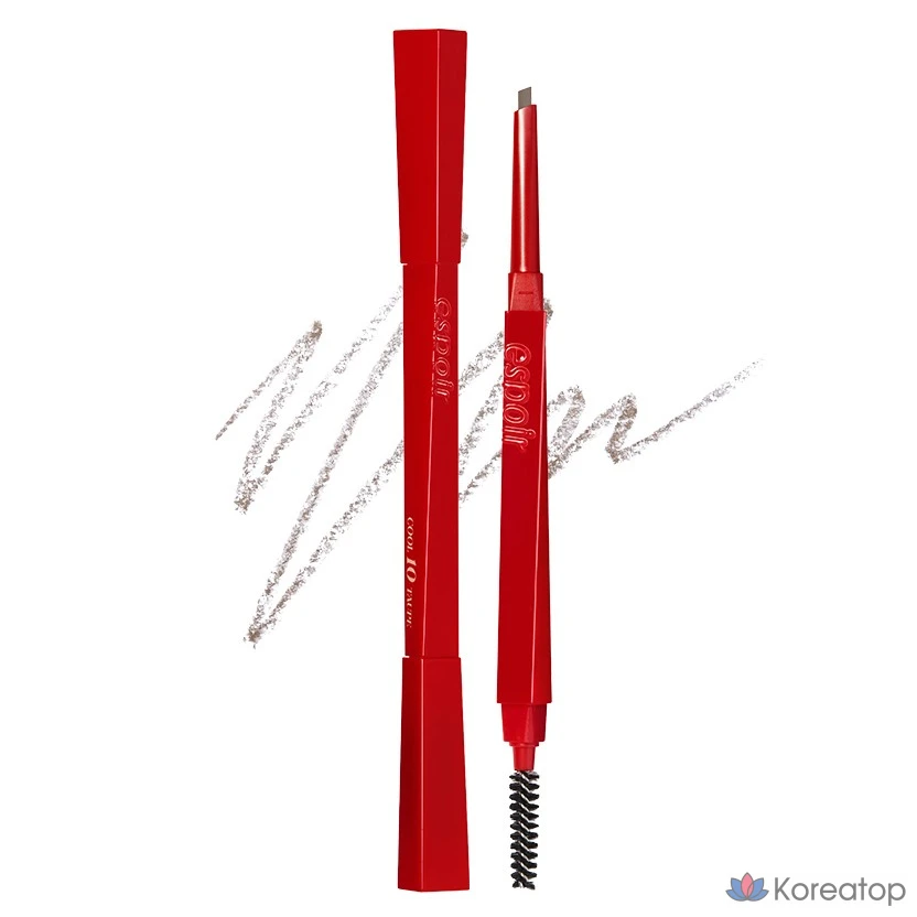 Карандаш для бровей Espoir The Brow Balance Pencil, оттенок 10 Cool Taupe, 0.1 г, 1 шт.