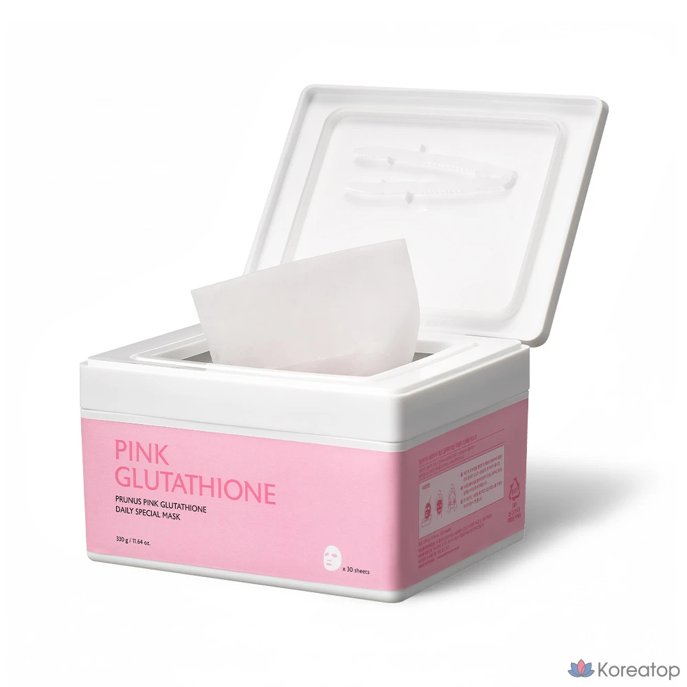 Набор из 30 масок Milk Touch Plum с антиоксидантами, отбеливающим эффектом и глутатионом.