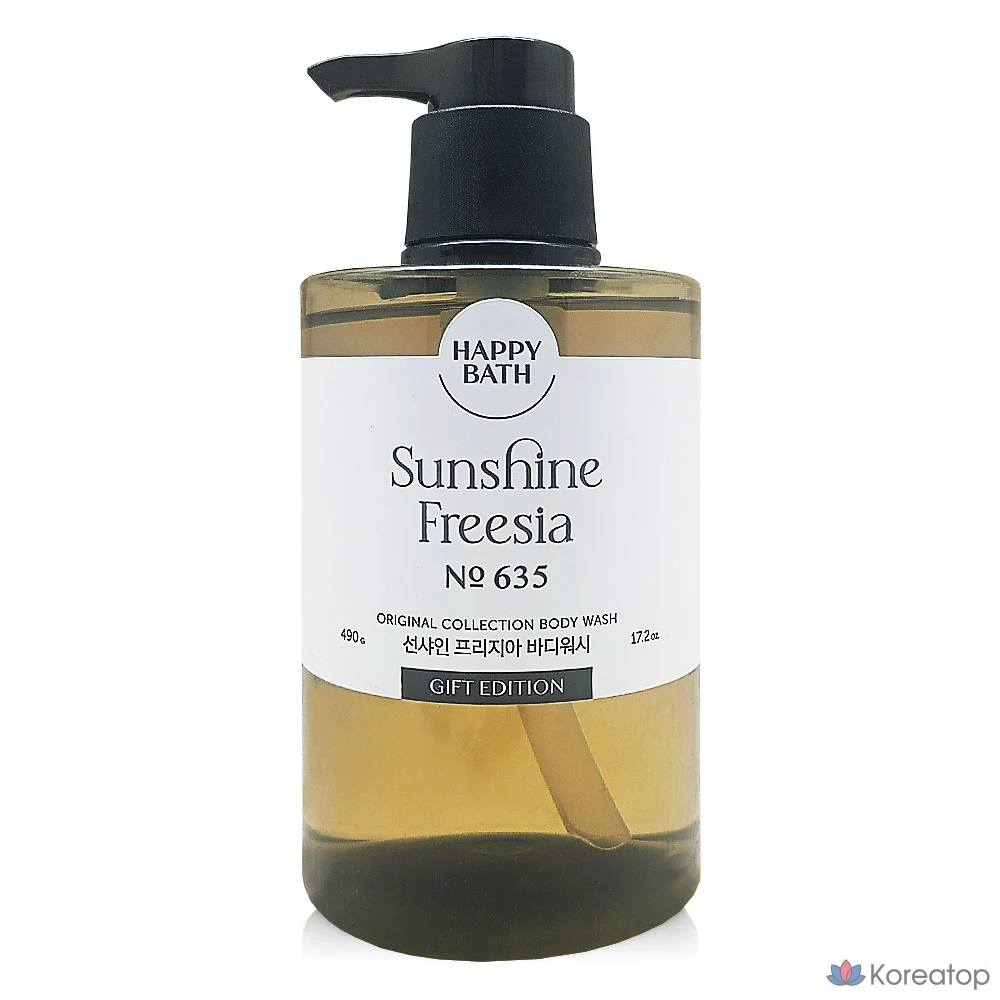 Гель для душа Happy Bath Original Collection Sunshine Freesia, с теплым ароматом, 1 шт., 490 г