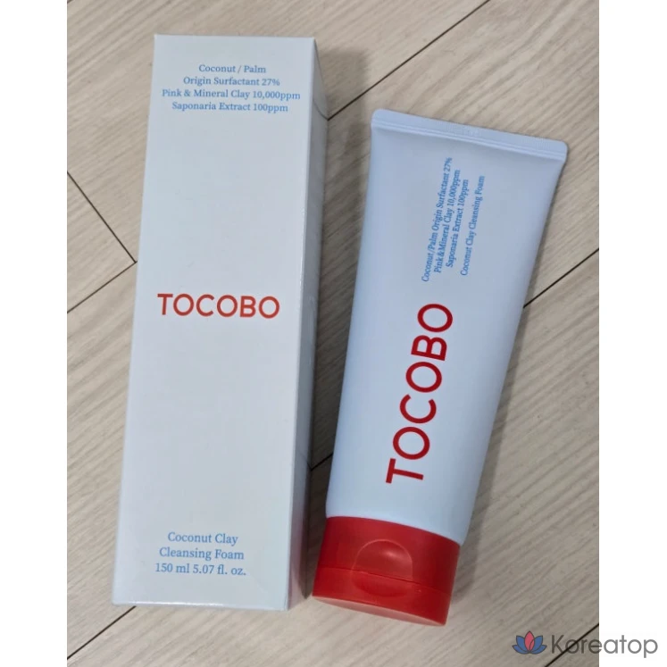 Очищающая пенка для лица Tokobo с кокосовой глиной, 150 мл, 1 шт.