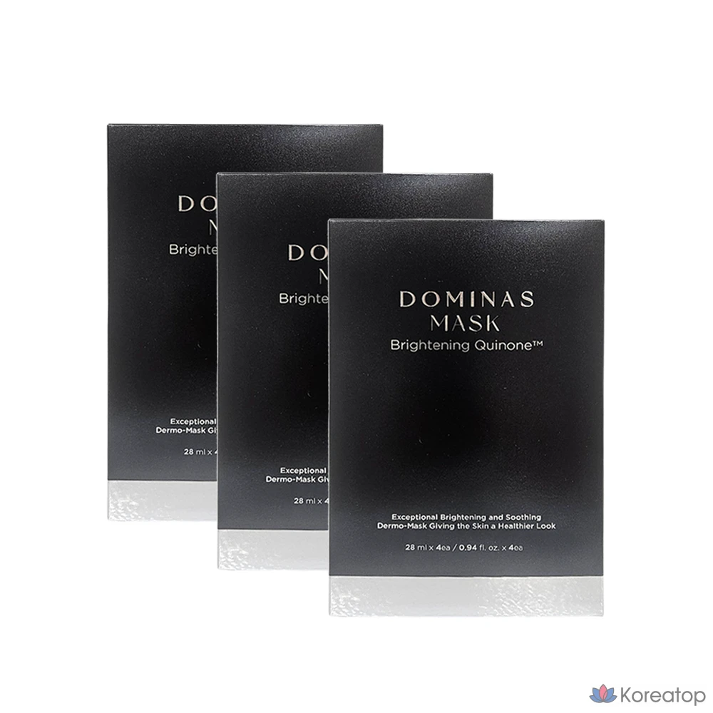 Тканевая маска для лица Dominas TG Mask Brightening Whitening, 12 шт.