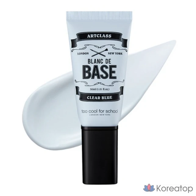 База под макияж Too Cool for School Art Class Blanc de Makeup Base, № 1, прозрачно-голубая, 1 шт.
