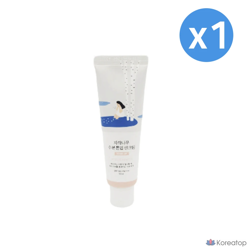 Солнцезащитный крем Round Lab Birch Juice Moisturizing Tone-Up Sunscreen, 50 мл, 1 шт.