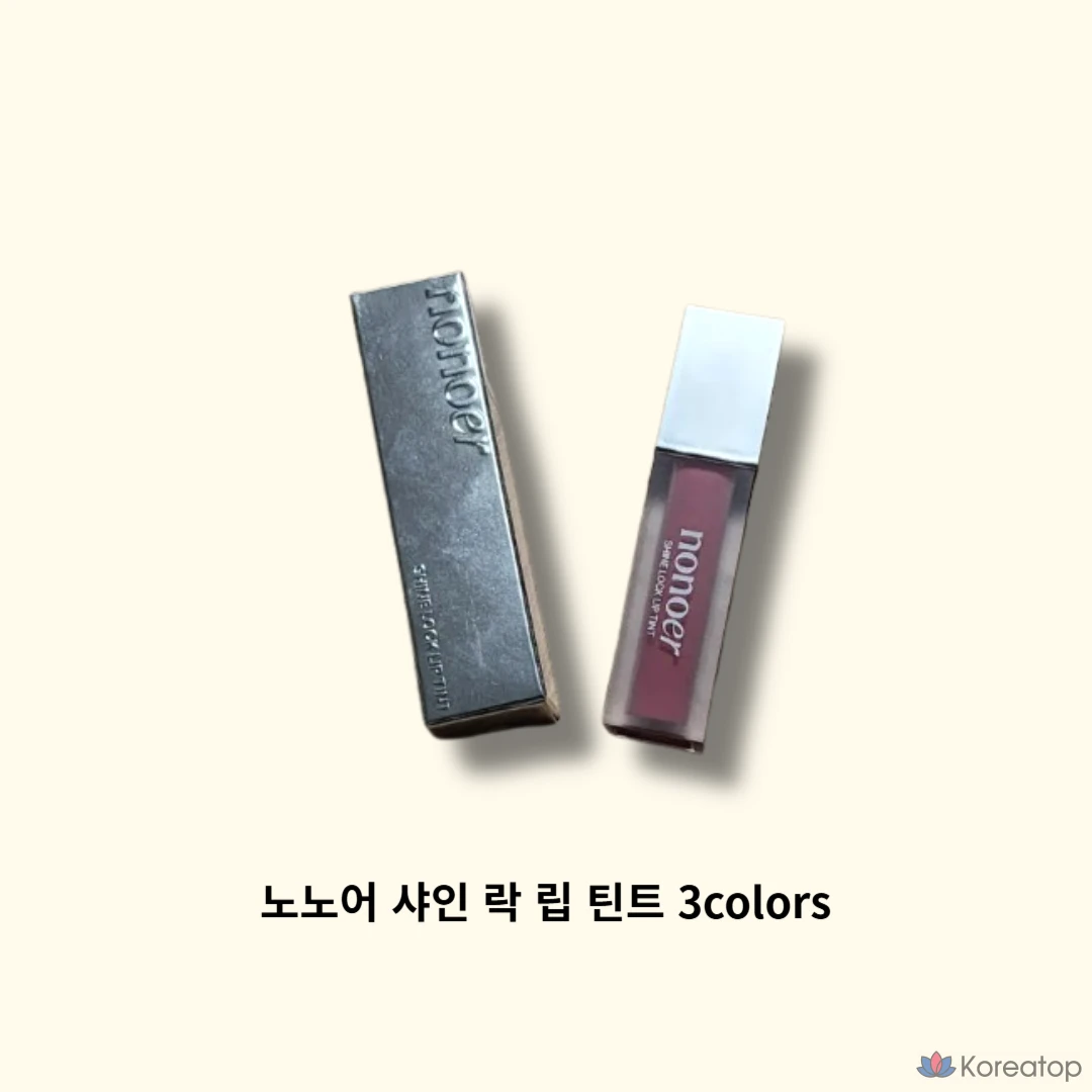 Тинт для губ NONOER Shine Lock Lip Tint, оттенок 003 Persimmon Coral, 5 г, 3 шт.