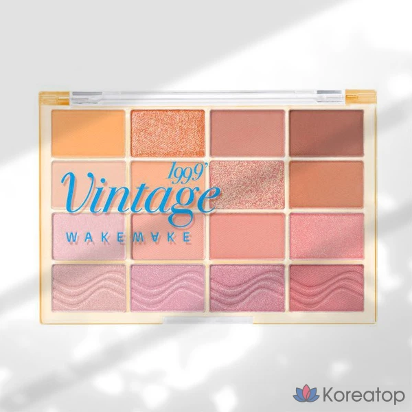 Палитра для век WAKEMAKE Soft Blurring Eye Palette, оттенок 20 Tangerine Beach Blurring, 1 шт.