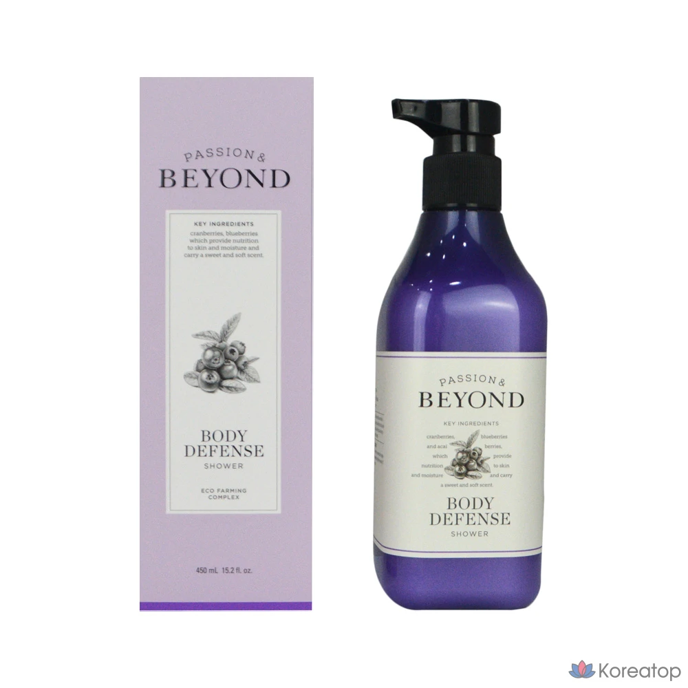 Гель для душа BEYOND Body Defense Shower Fresh Berry Musk, 450 мл, 1 шт.