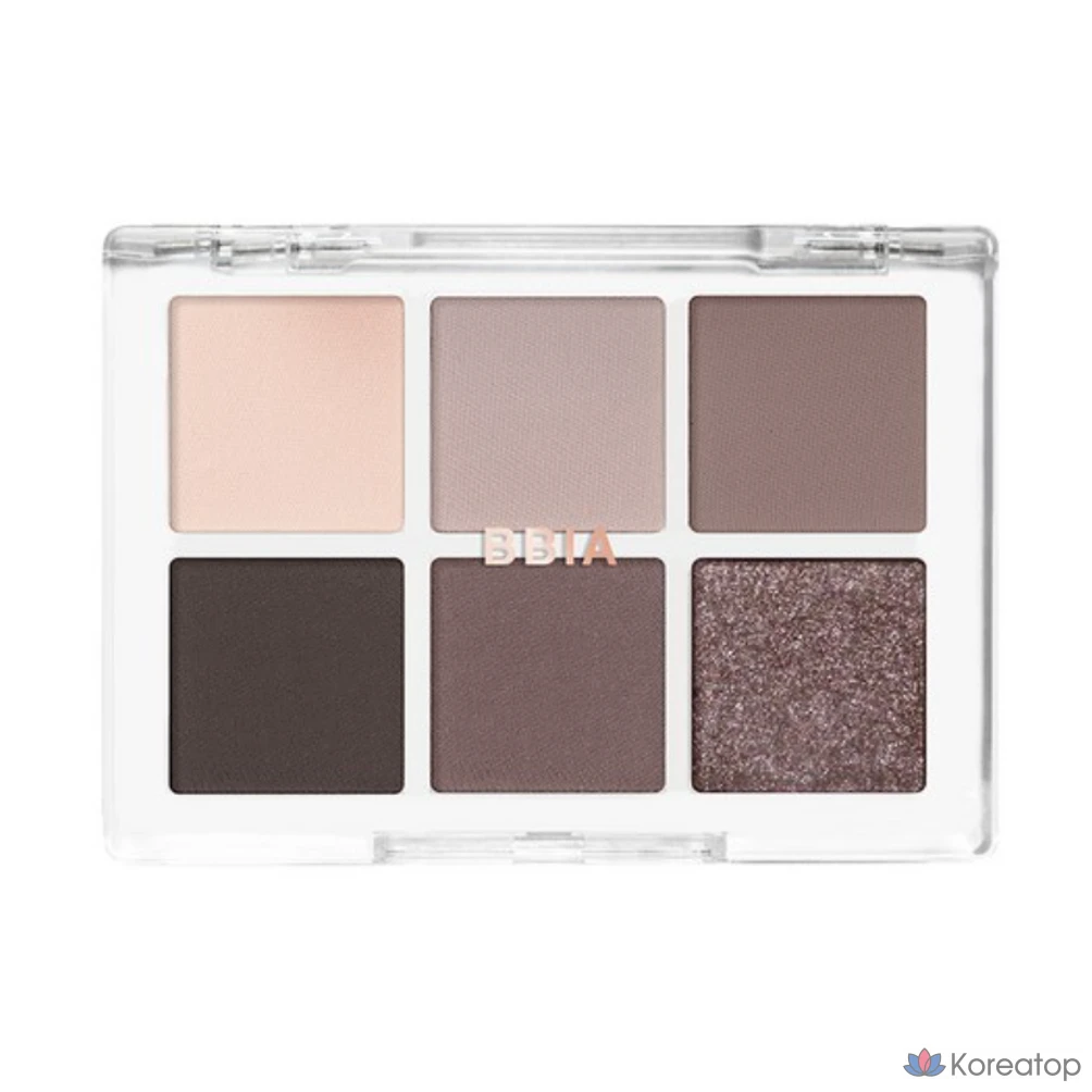 Палитра для век BBIA Ready to Wear Eye Palette, оттенок 8 Cool Gray, 5 г, 1 шт.