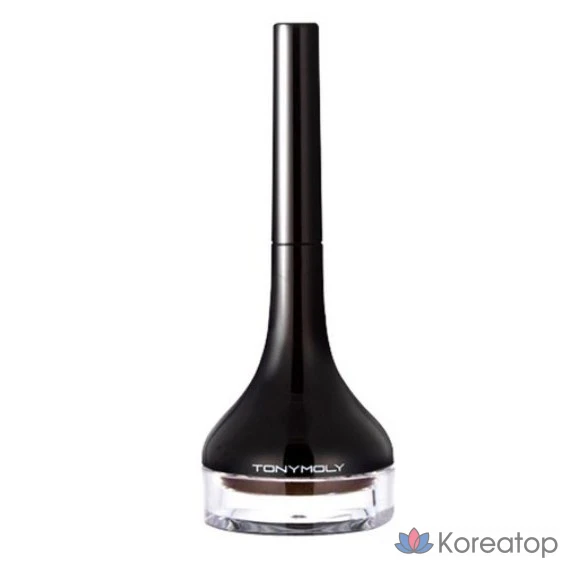 Подводка для глаз Tony Moly Back Gel Eyeliner Long Brush, оттенок 03 Pearl Brown, 1 шт.