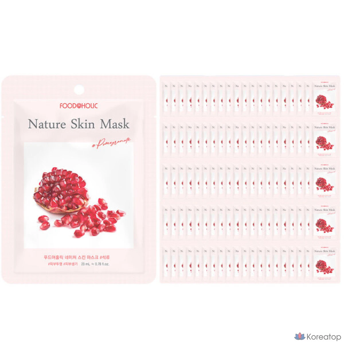 Тканевая маска для лица FoodaHolic Nature Skin Pomegranate Mask, 1 шт.