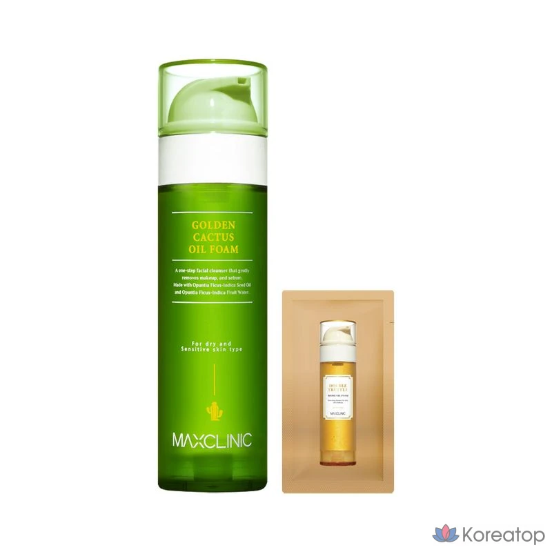 Очищающая пенка MAXCLINIC Oil Foam Cleansing Golden Cactus, 110 г, 1 шт.