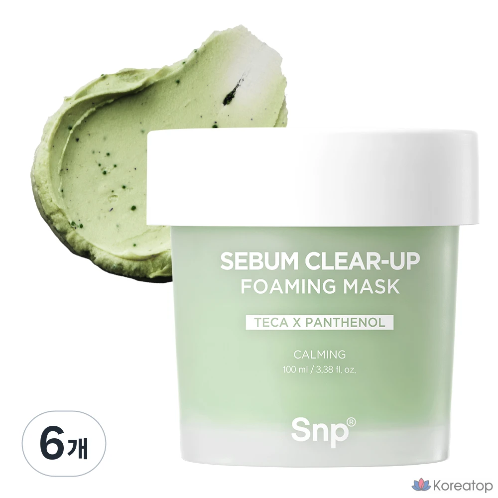 Пилинг-пенка SNP Pore Clearing Bubble Mask, 100 мл, 6 шт.