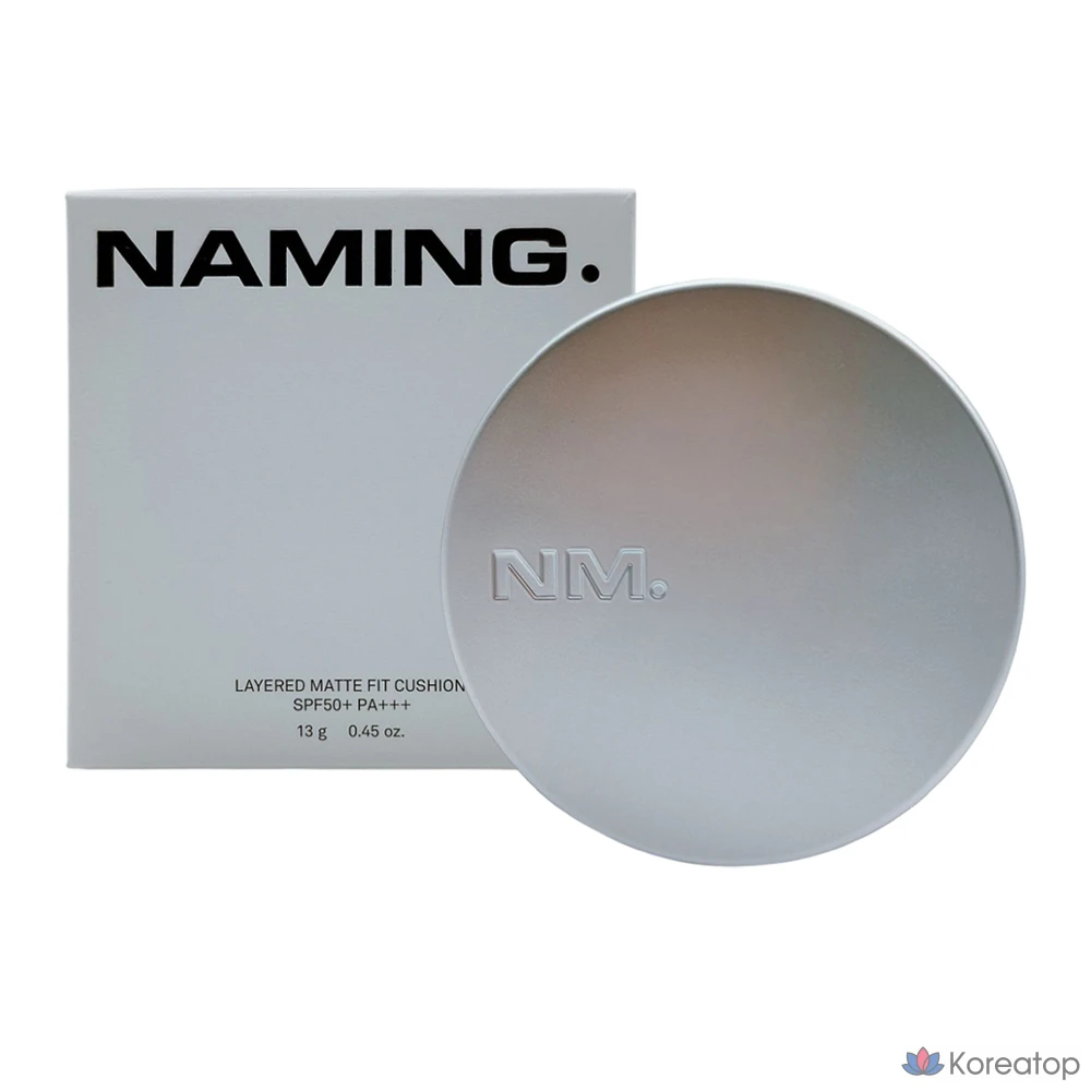 Тональный крем-кушон NAMING Layered Matte Fit Cushion SPF50+ PA+++, 13 г, 19N, 1 шт.
