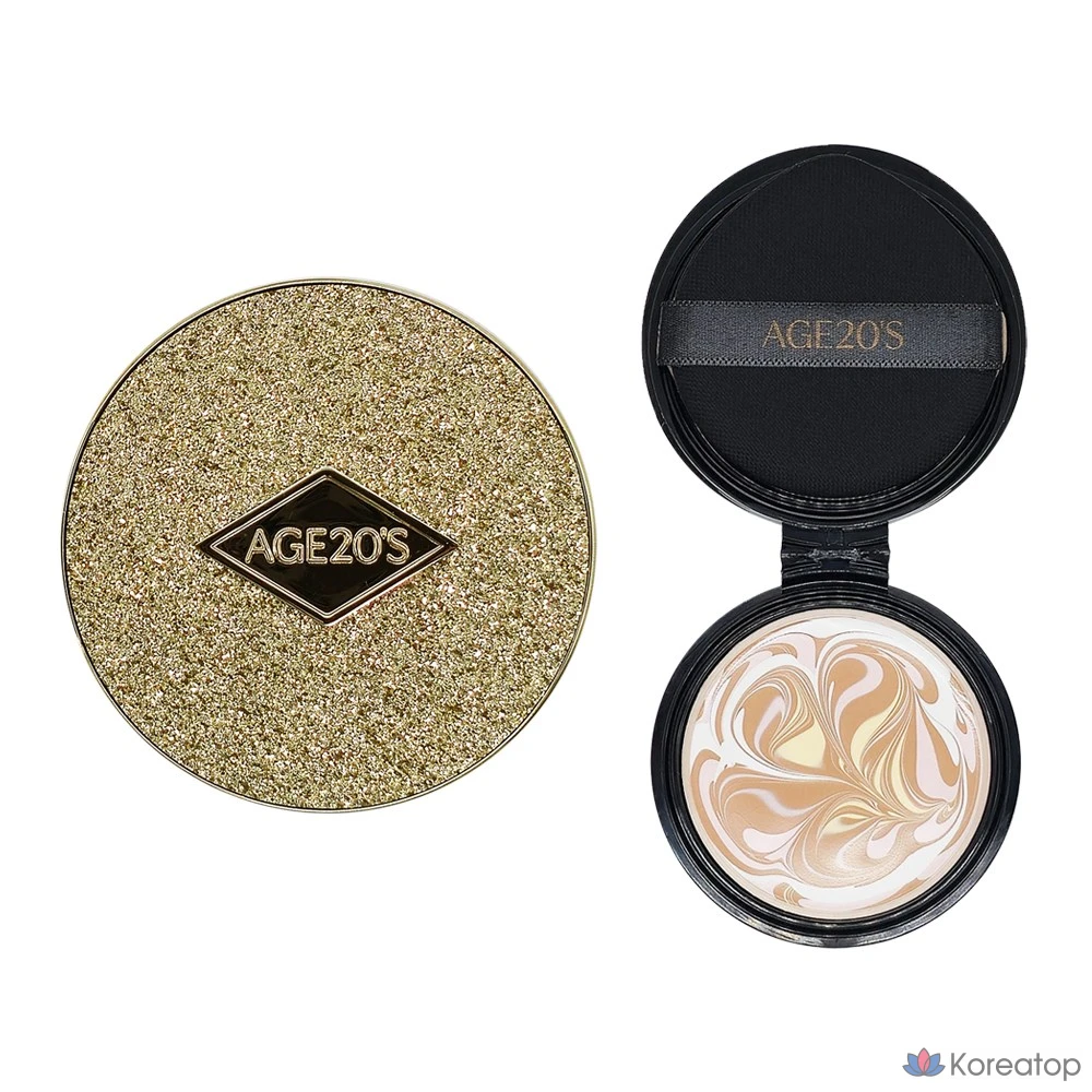 Компактная пудра AGE 20s AGE20s Ampoule Pact Lux Gold Essence Cover Pact, оттенок 23, 1 шт.