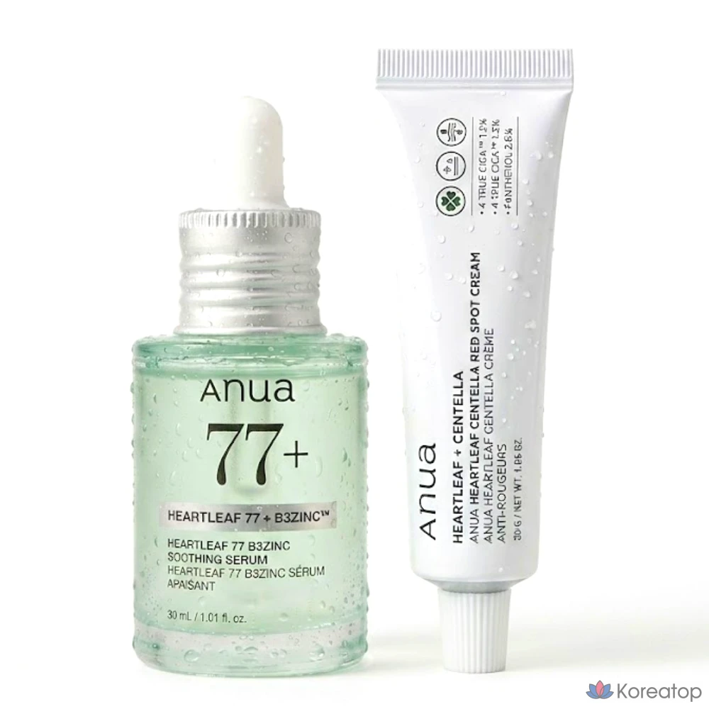 Набор для ухода Anua Trouble Double Care (Serum 30 ml + Cream 30 ml), 1 шт.