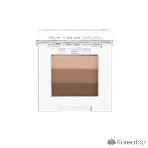 Тени для век Missha Triple Shadow, оттенок 13 Lady Milk Tea, 2 г, 1 шт.