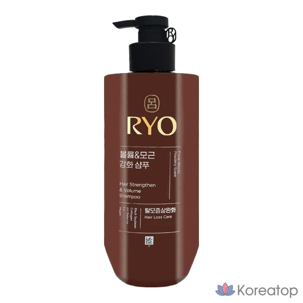 Шампунь Ryo Heukwoon Volume & Root Strengthening Shampoo, 592 мл, 1 шт.