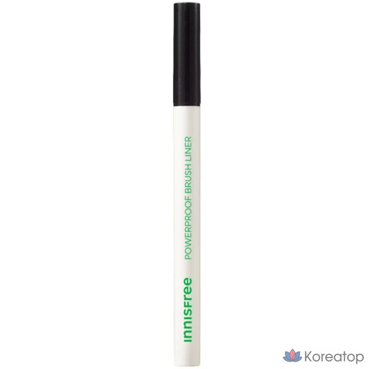 Подводка для глаз Innisfree Powerproof Brush Liner, оттенок 1 Black, 0.6 г, 1 шт.