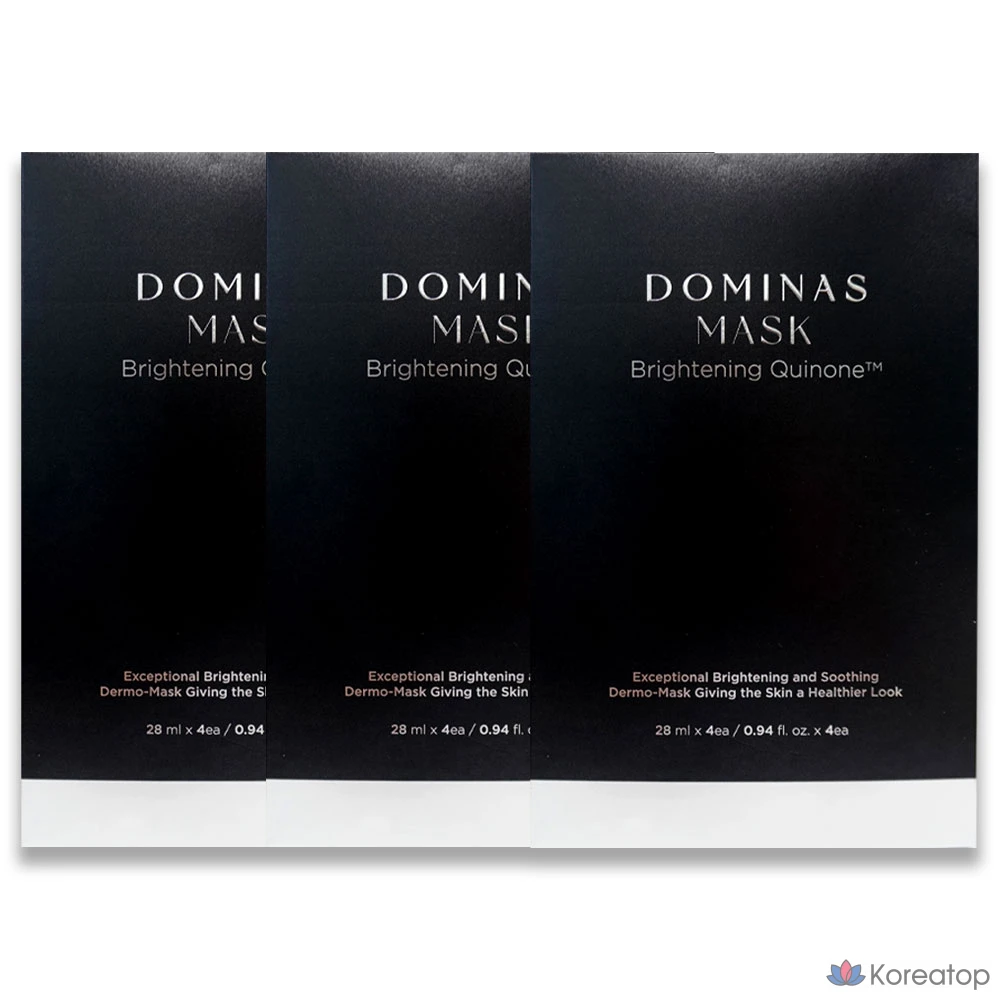 Маска TG Dominas Tiji Dominas осветляющая, 4 сезона, 4X от оспы, 4 штуки, 3 штуки