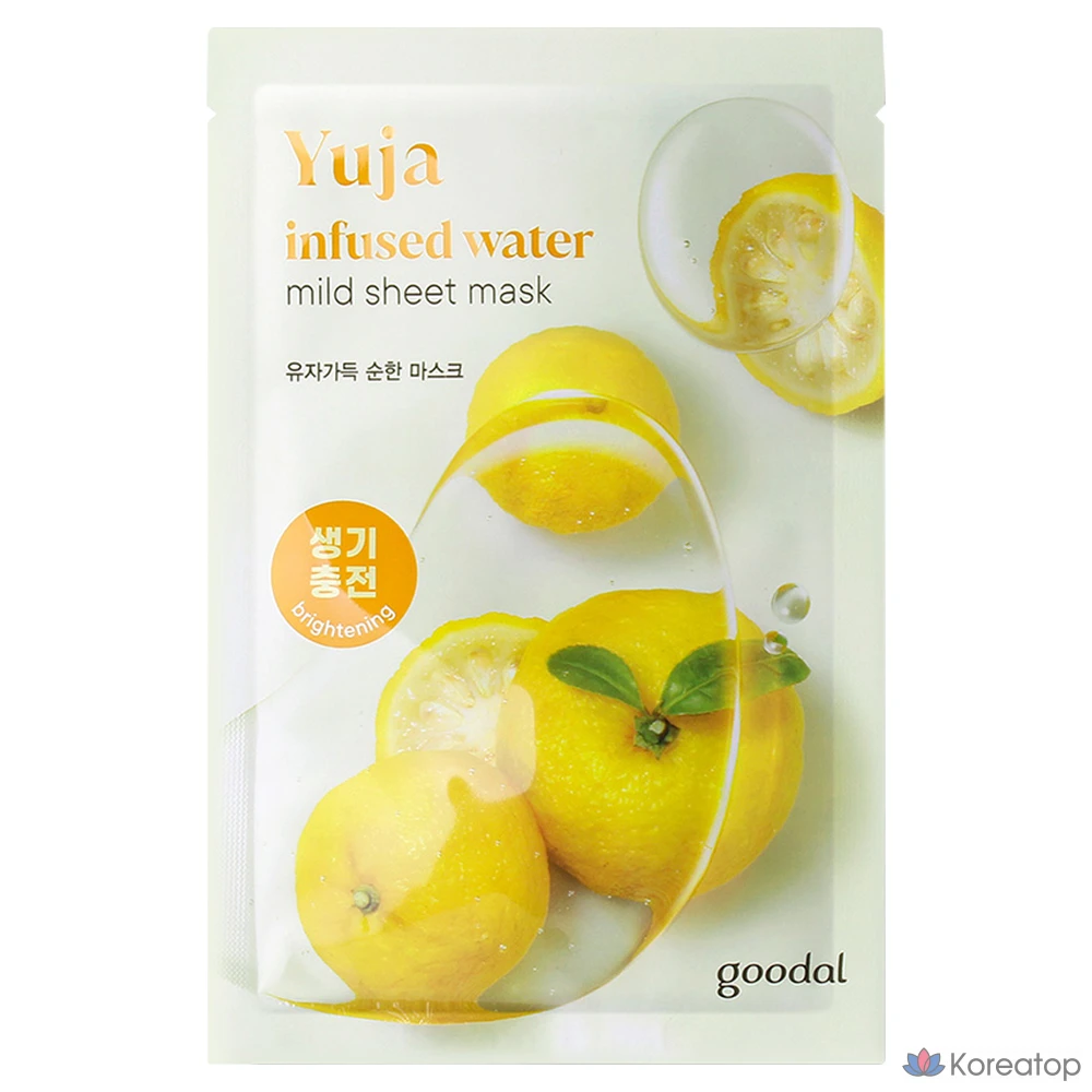 Тканевая маска для лица Goodal Yuja Rich Mild Mask, 1 шт.