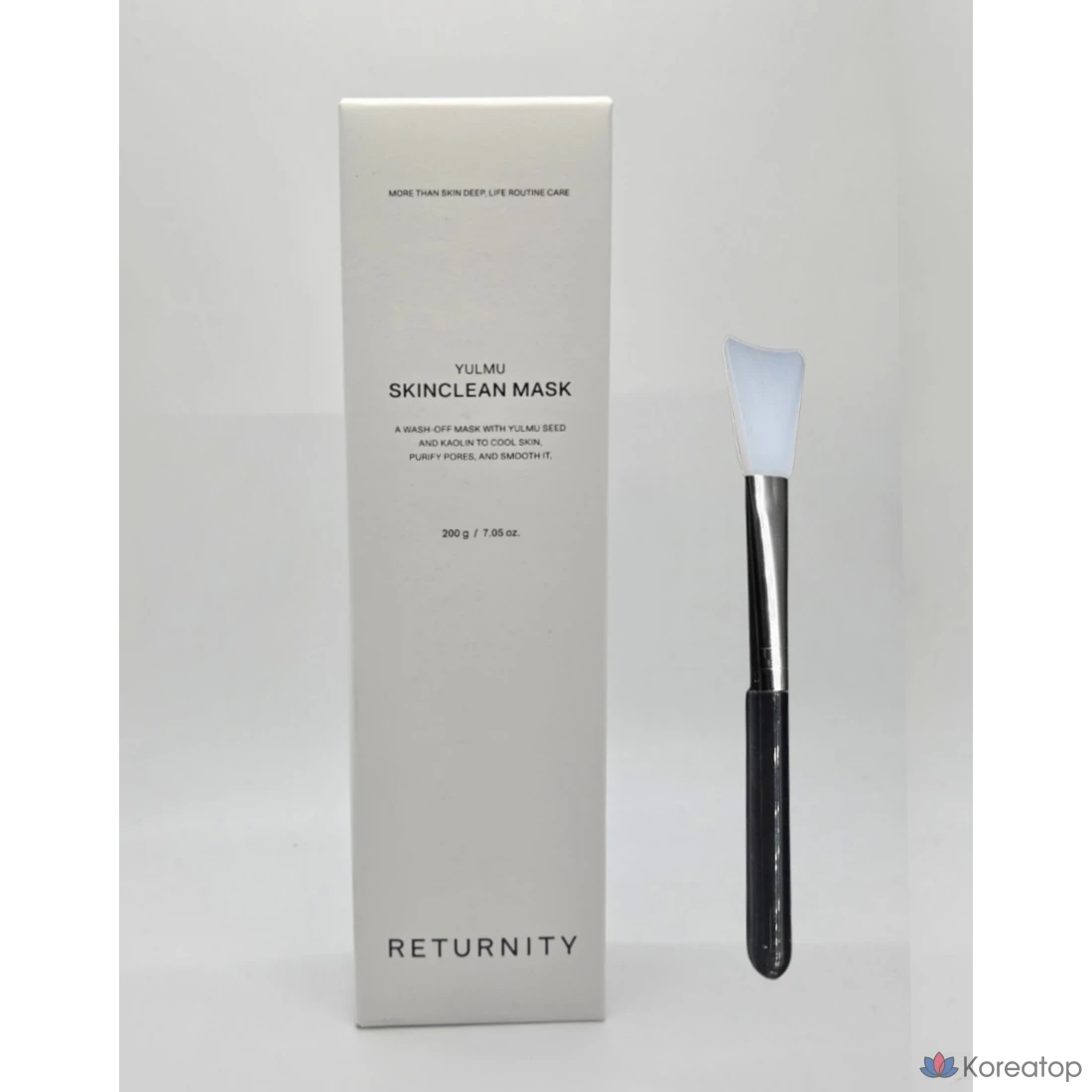 Набор для очищения кожи RETURNITY Yulmu Skin Clean Pack 200 г x 1 + силиконовая кисточка для набора.